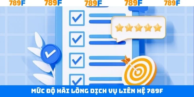 Mức độ hài lòng của người dùng với dịch CSKH tại 789F