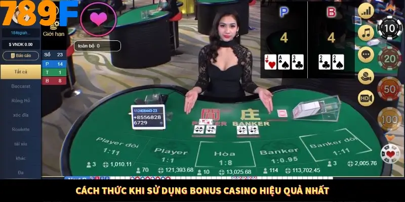 Cách thức khi sử dụng bonus Casino hiệu quả nhất